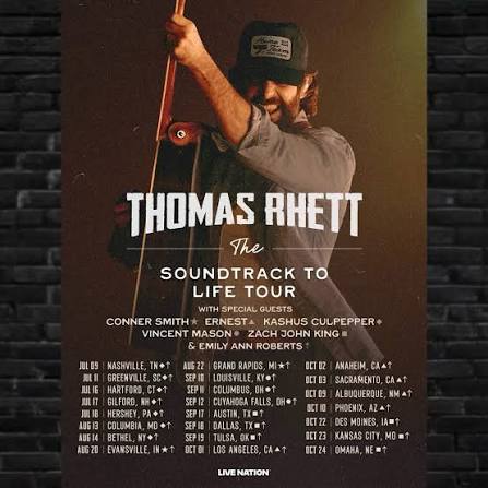 Thomas Rhett 2026–2027 concert poster